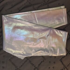 Zyia white unicorn luxe leggings